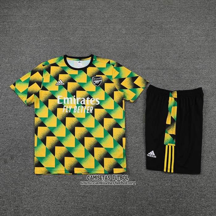 Chandal del Arsenal Manga Corta 2022/2023 Verde - Pantalon Corto